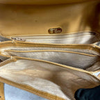 Gucci GG Shoulder Bag Brown Leather Gold — view 5