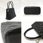 Chanel Reissue Tote Caviar Leather Black Silver — view 3
