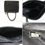 Chanel Reissue Tote Caviar Leather Black Silver — view 4