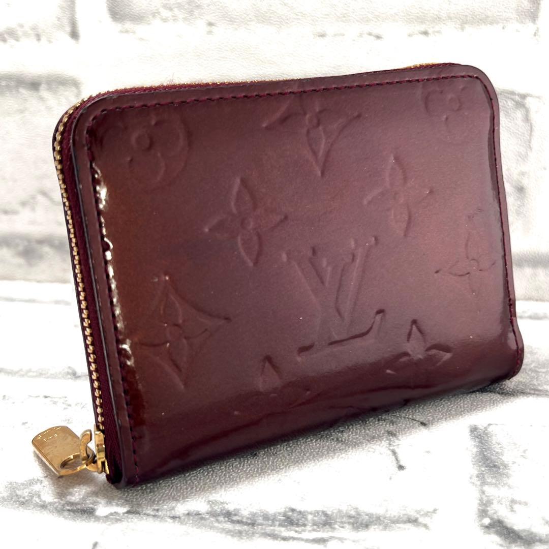 Louis Vuitton Vernis Zippy Coin Purse Rouge Fauvist