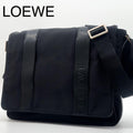 Loewe Canvas Leather Logo Messenger Shoulder