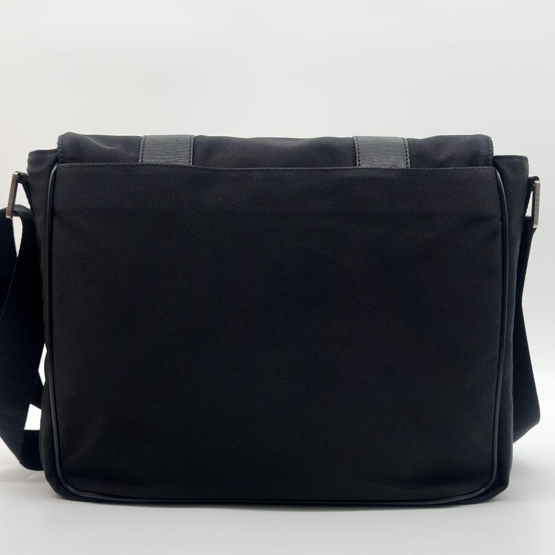 Loewe Canvas Leather Logo Messenger Shoulder — view 3