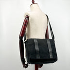 Loewe Canvas Leather Logo Messenger Shoulder — view 4
