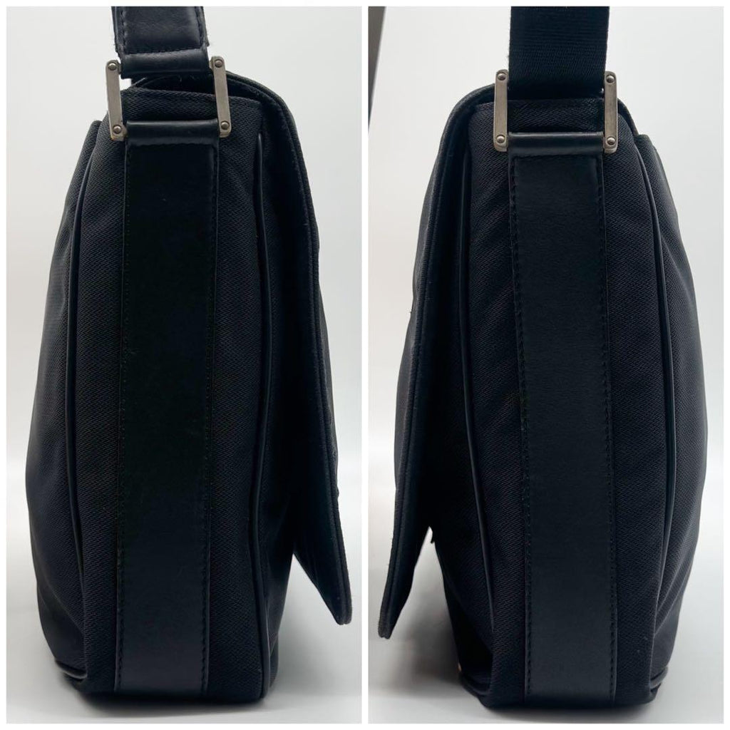 Loewe Canvas Leather Logo Messenger Shoulder — view 5
