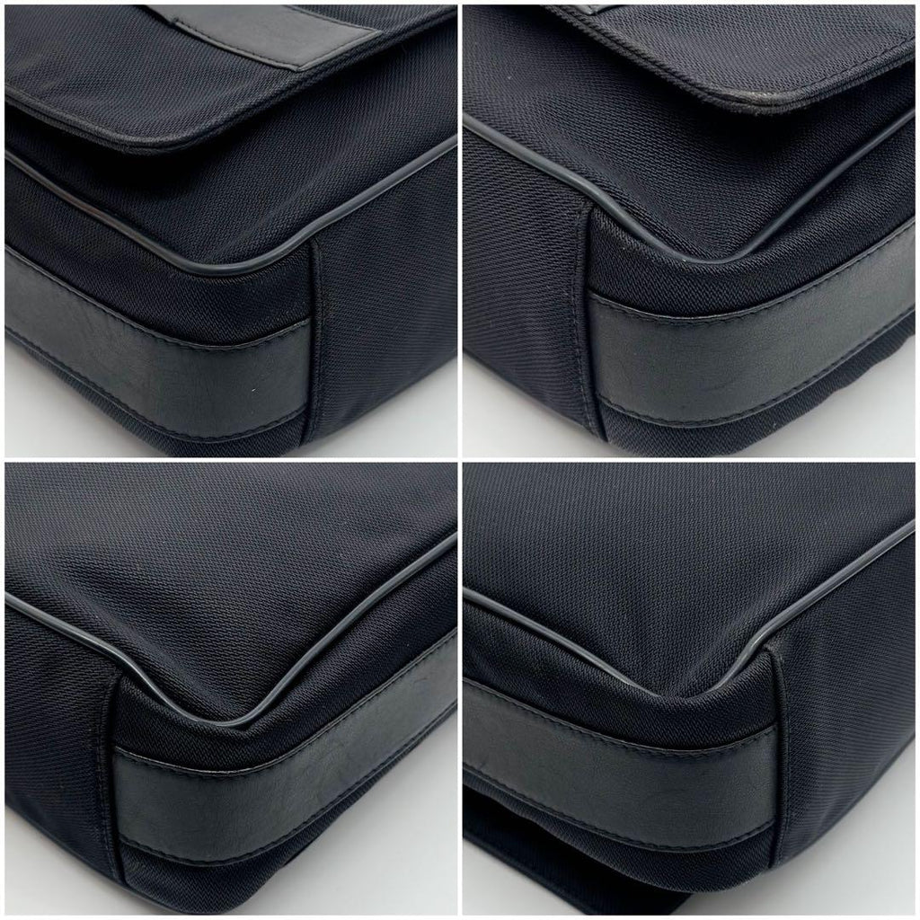 Loewe Canvas Leather Logo Messenger Shoulder — view 7