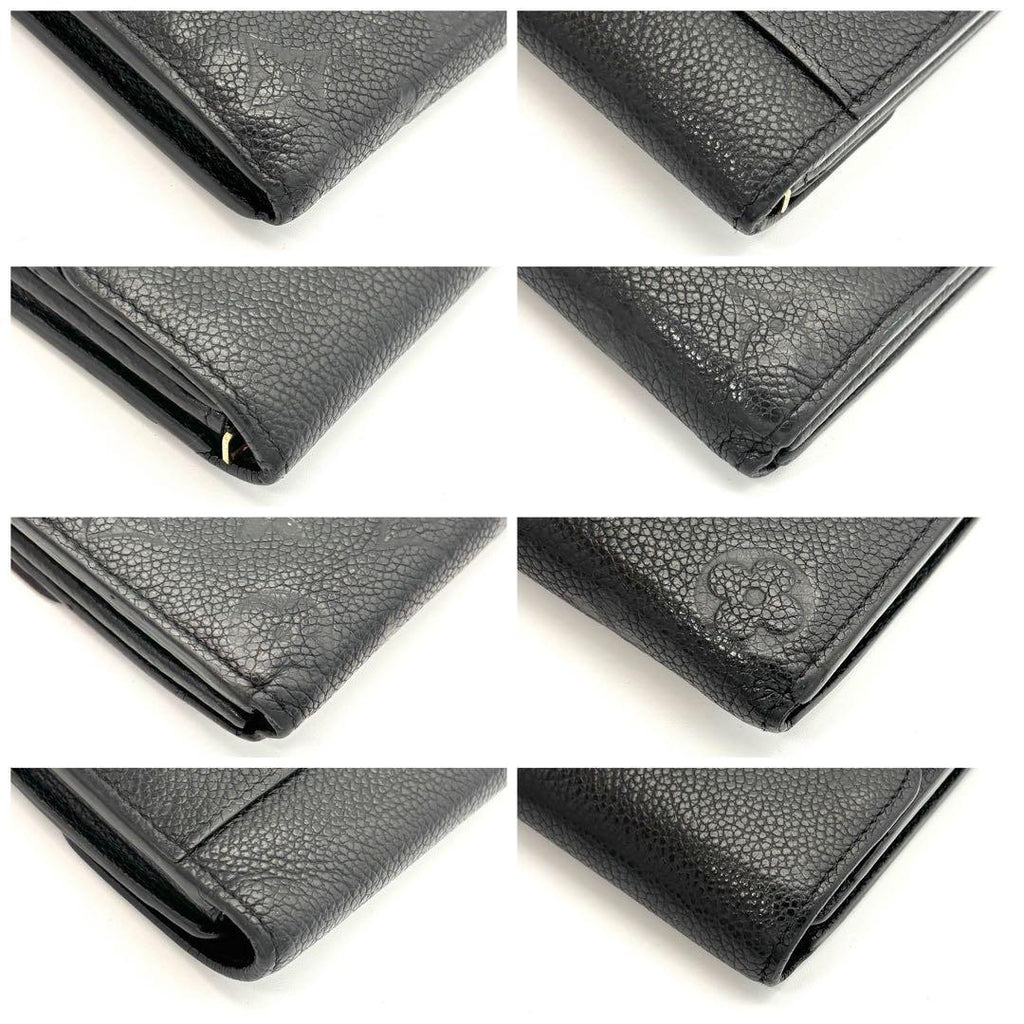 Louis Vuitton Wallet Portefeuille Sarah Monogram Empreinte Black — view 9