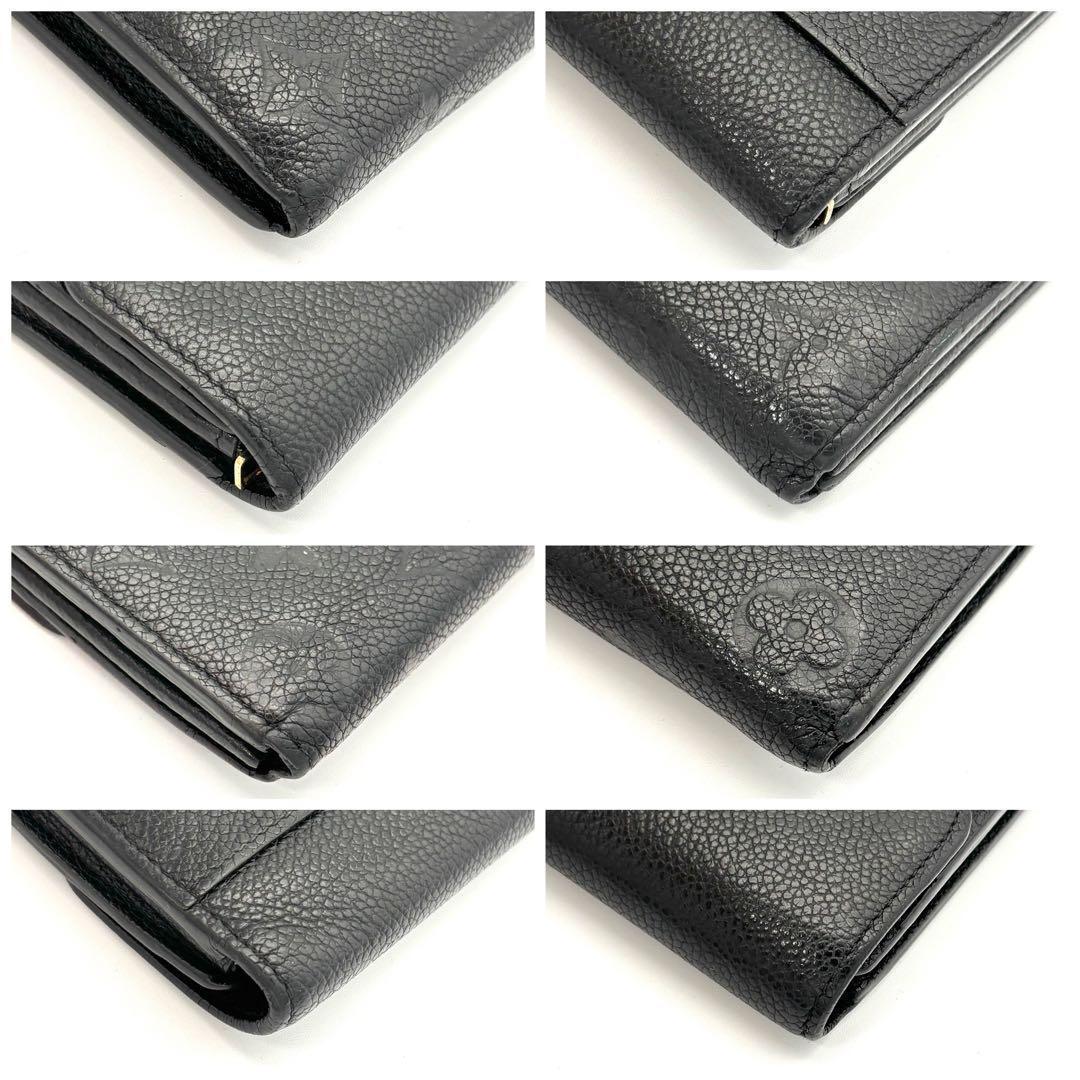 Louis Vuitton Wallet Portefeuille Sarah Monogram Empreinte Black — view 9