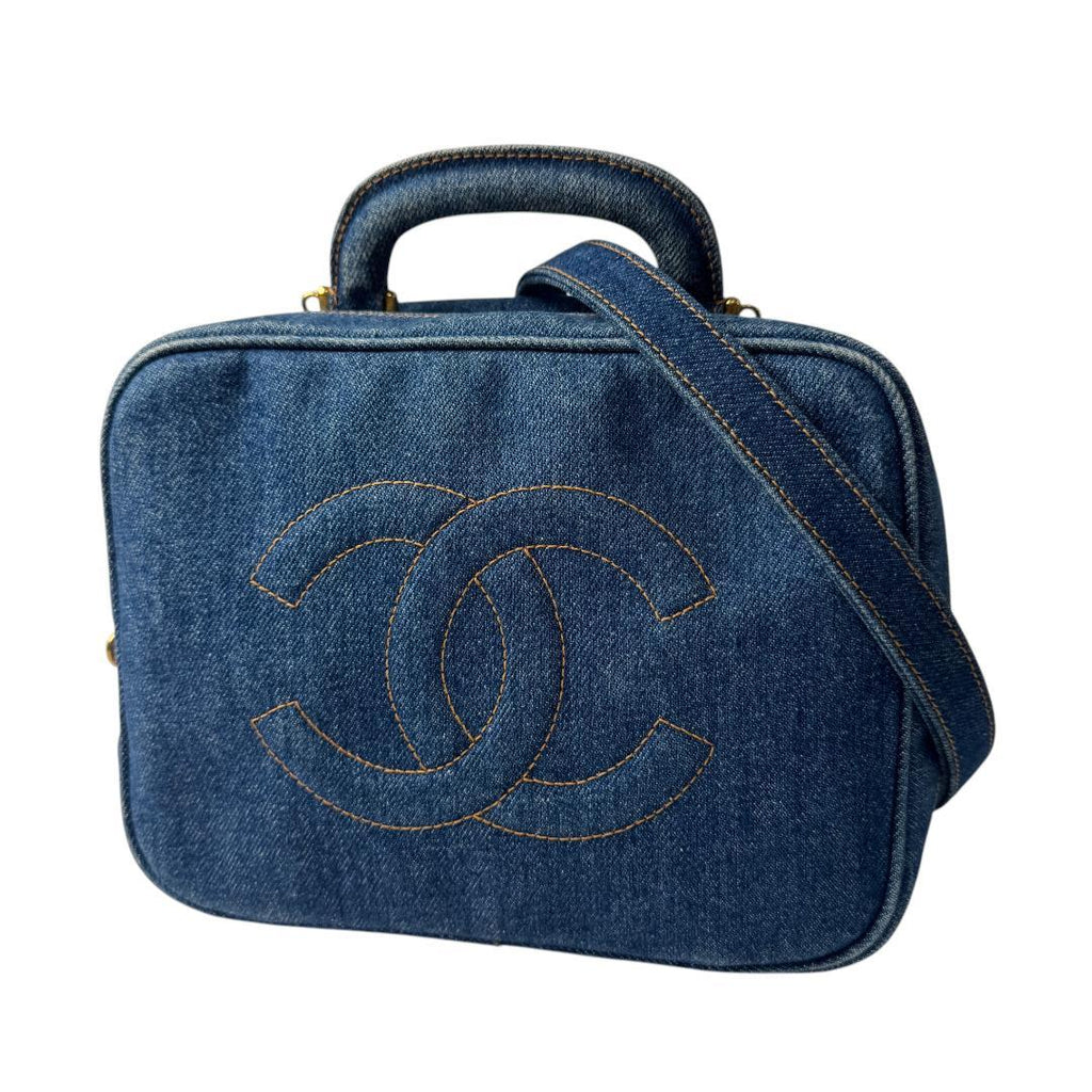 Chanel Denim Vanity Bag 2-Way