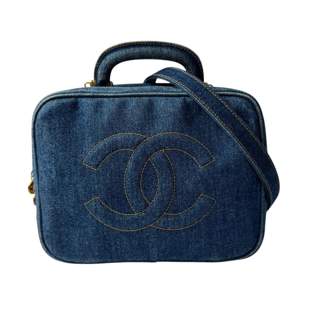 Chanel Denim Vanity Bag 2-Way — view 2