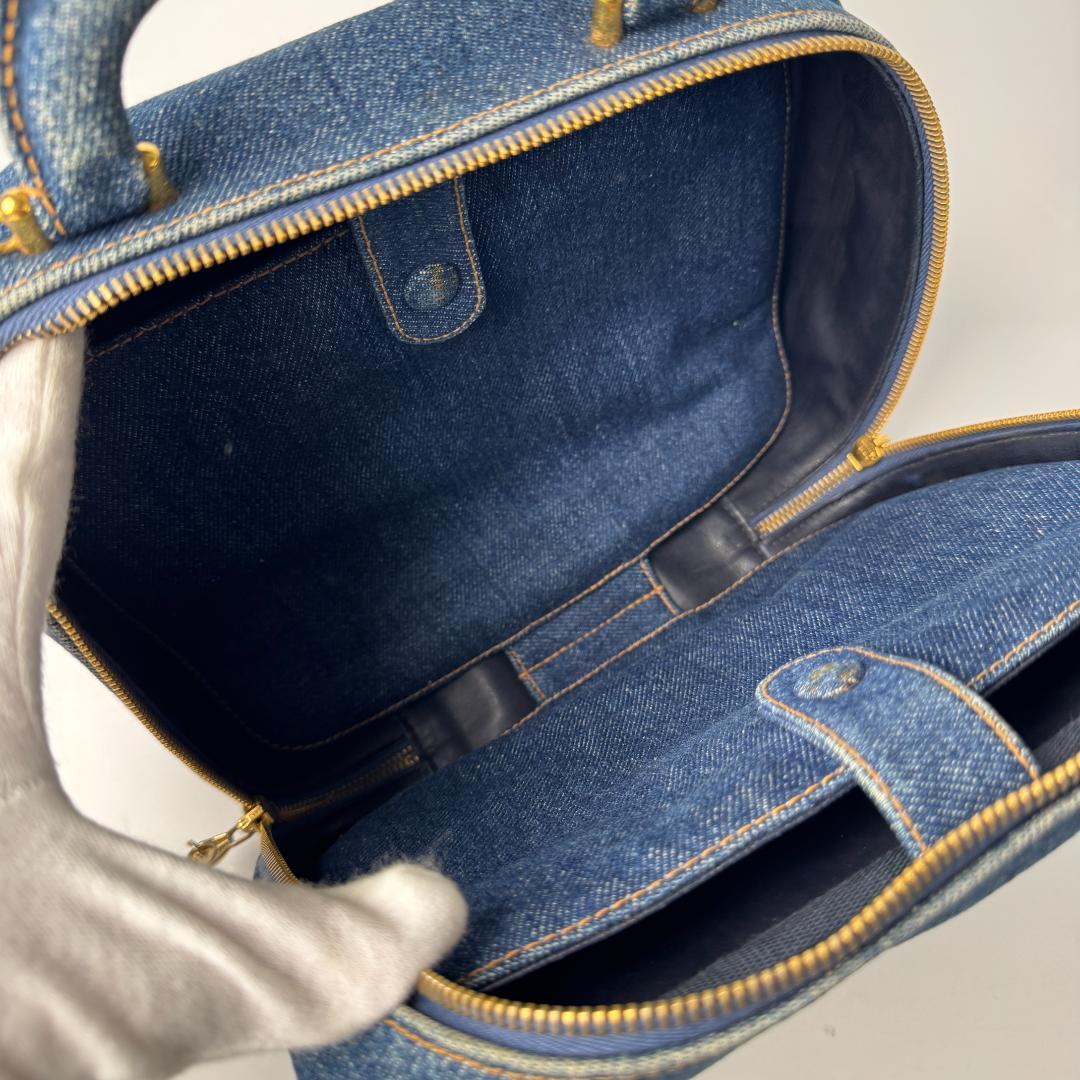 Chanel Denim Vanity Bag 2-Way — view 9