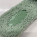 Hermes Oran Shearling Sandals Green — view 7