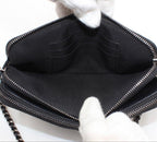 Chanel Boy Caviar Leather Chain Wallet Shoulder Bag — view 7