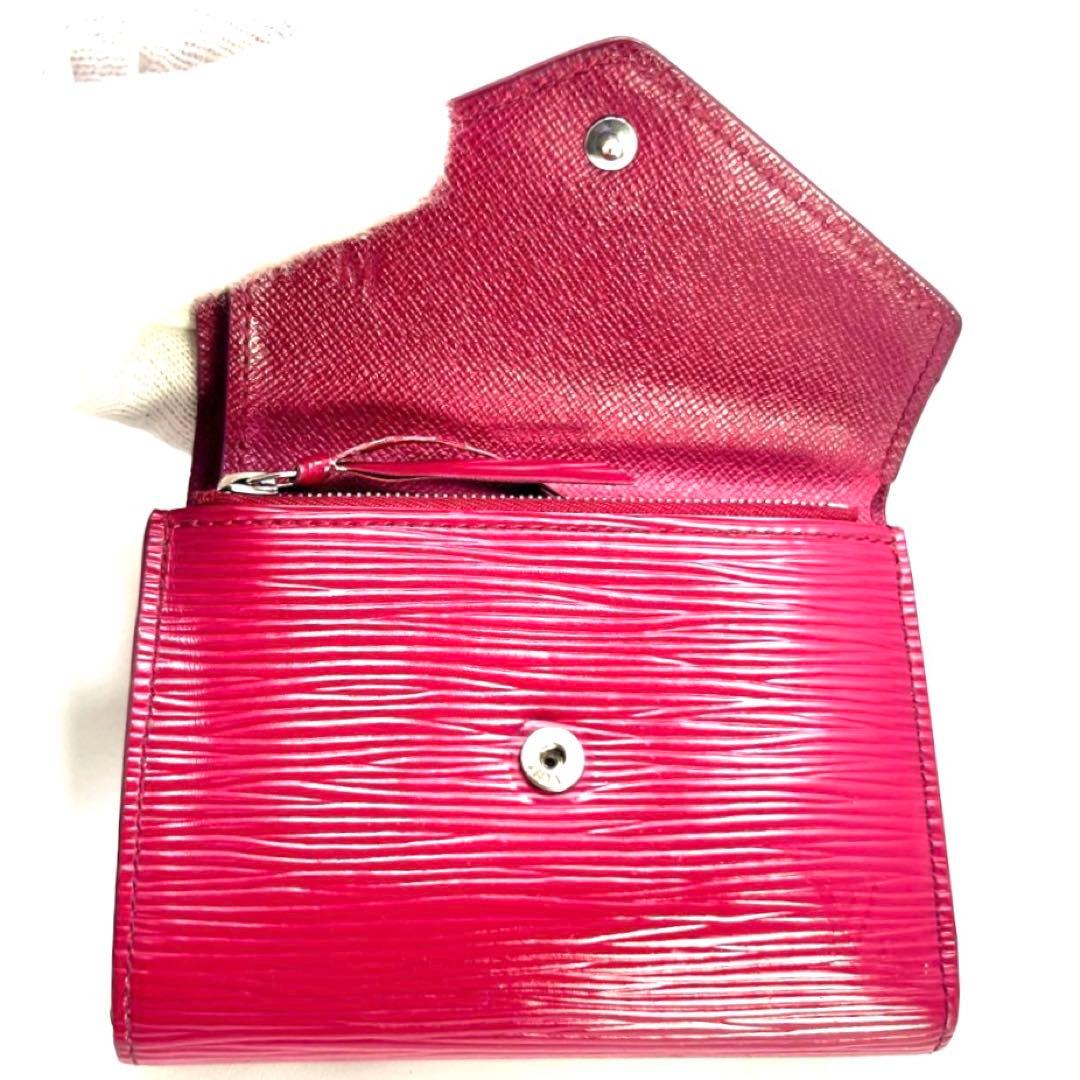 Louis Vuitton Epi Portefeuille Victorine Fuchsia Wallet — view 8