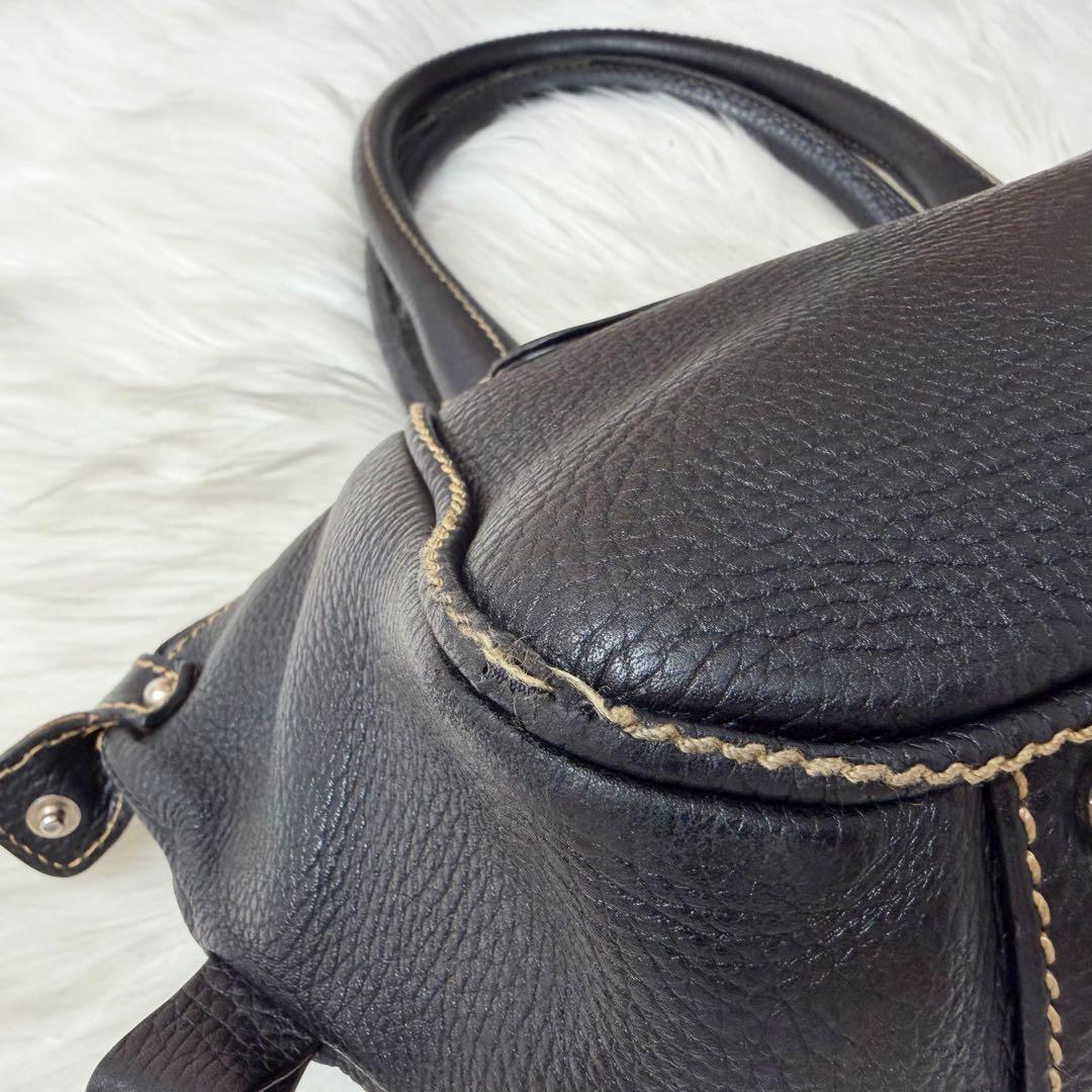 Chanel Leather Mini Boston Bag — view 7