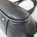 Chanel Leather Mini Boston Bag — view 8
