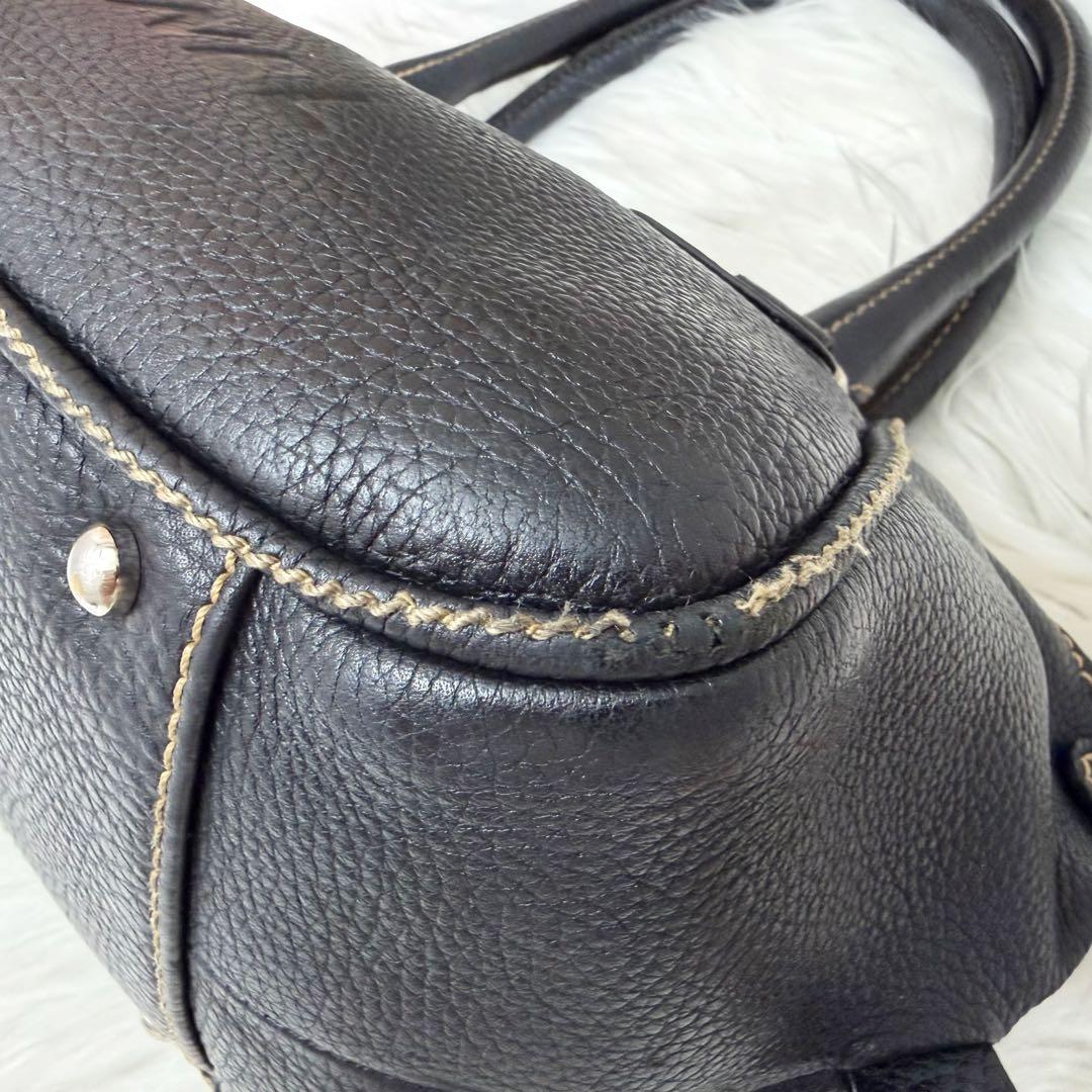 Chanel Leather Mini Boston Bag — view 8