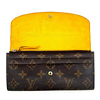 Louis Vuitton Monogram Yellow Portefeuille Emily Wallet — view 2