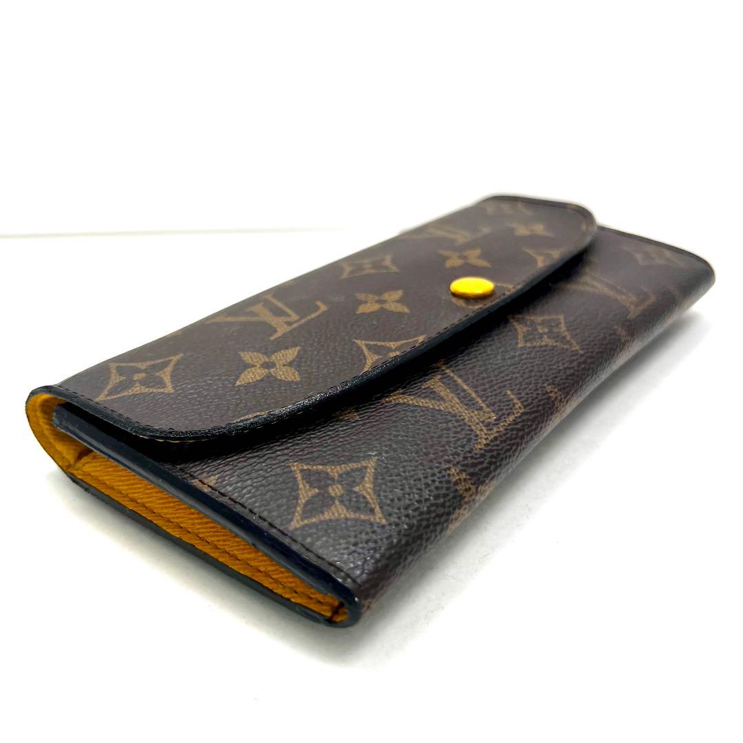 Louis Vuitton Monogram Yellow Portefeuille Emily Wallet — view 4