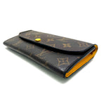 Louis Vuitton Monogram Yellow Portefeuille Emily Wallet — view 5