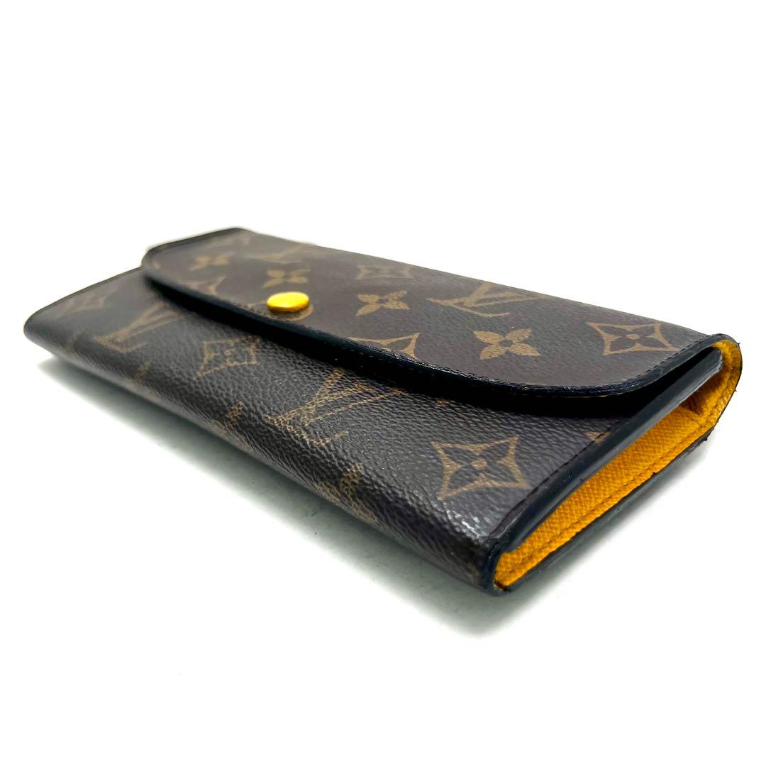 Louis Vuitton Monogram Yellow Portefeuille Emily Wallet — view 5