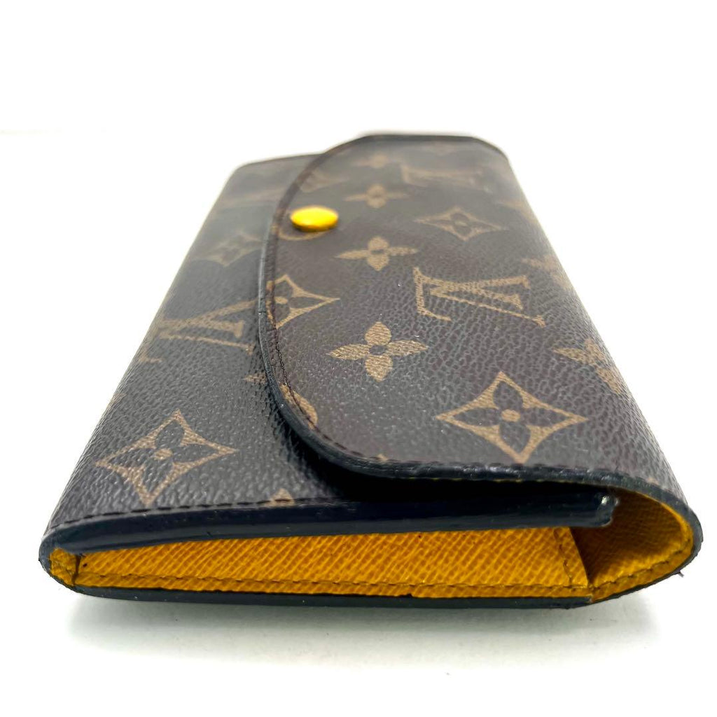Louis Vuitton Monogram Yellow Portefeuille Emily Wallet — view 7