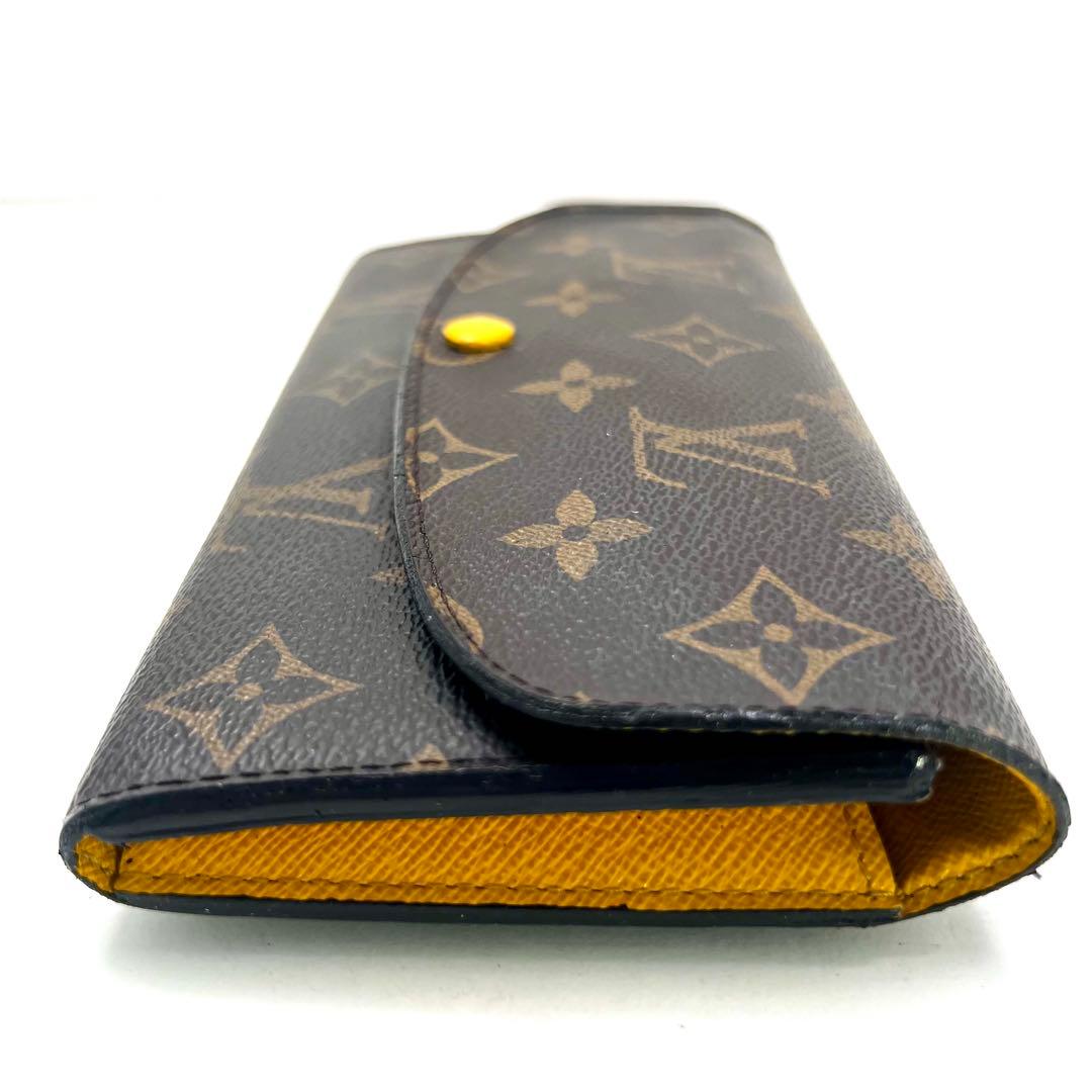 Louis Vuitton Monogram Yellow Portefeuille Emily Wallet — view 7