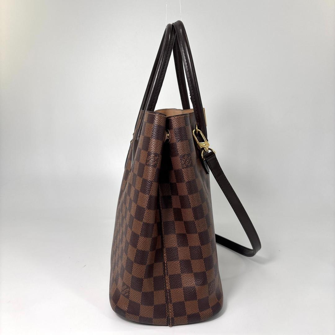 Louis Vuitton Super Damier Kensington Brown Tote — view 4