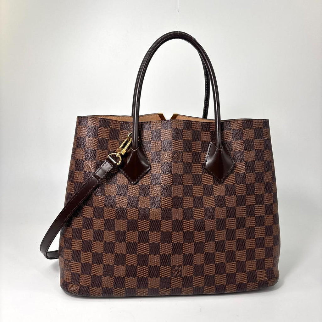 Louis Vuitton Super Damier Kensington Brown Tote — view 5