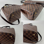Louis Vuitton Super Damier Kensington Brown Tote — view 8