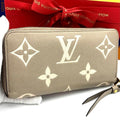 Louis Vuitton Wallet Zippy Tourtore le Cream Leather