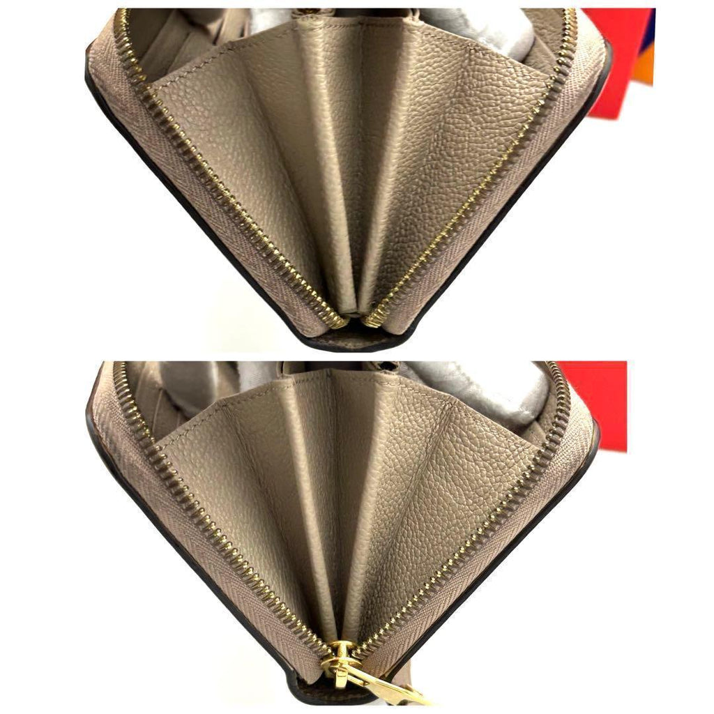Louis Vuitton Wallet Zippy Tourtore le Cream Leather — view 6