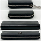 Chanel CC Logo Quilted Round Diamond Cut Lambskin Wallet — view 4