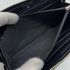 Chanel CC Logo Quilted Round Diamond Cut Lambskin Wallet — view 9