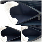 Louis Vuitton Wallet Zippy Horizontal Navy — view 4