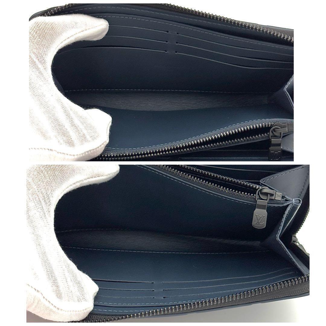 Louis Vuitton Wallet Zippy Horizontal Navy — view 5