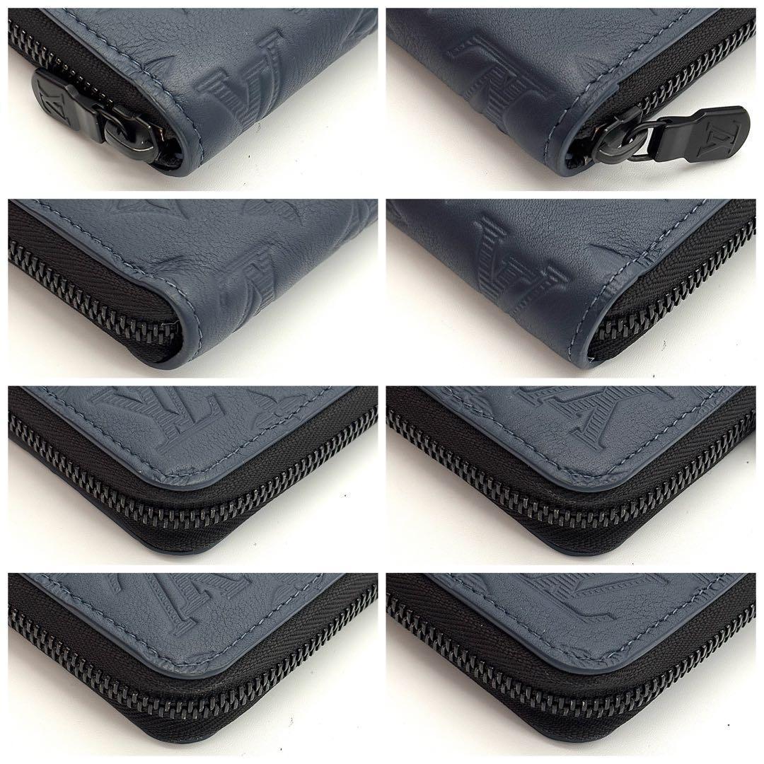 Louis Vuitton Wallet Zippy Horizontal Navy — view 8