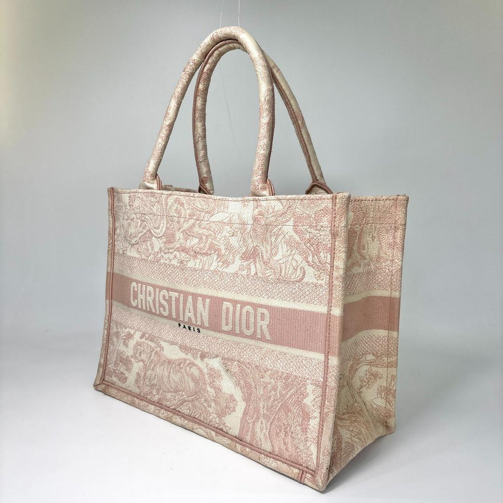 Dior Book Tote Bag Medium Pink — view 2