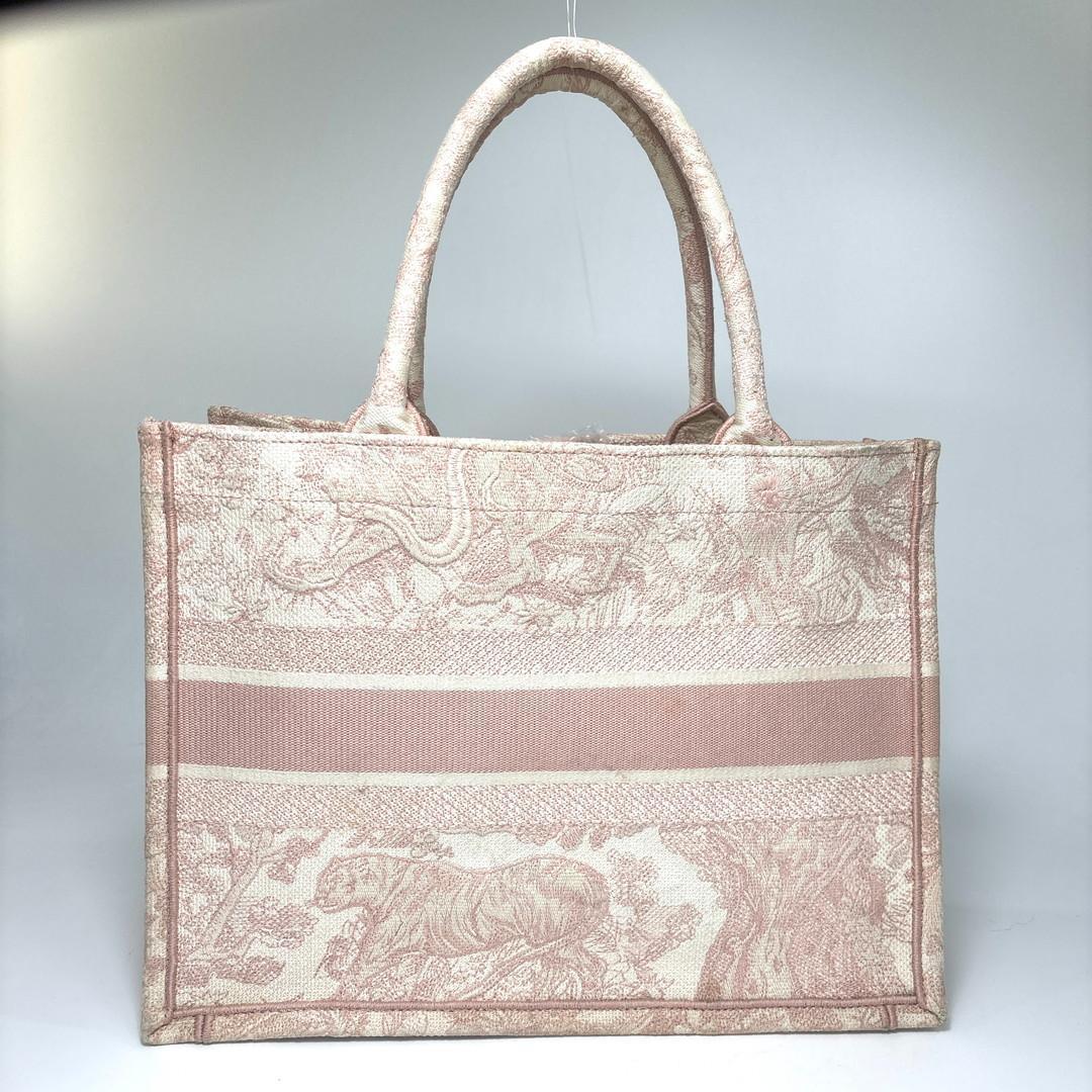 Dior Book Tote Bag Medium Pink — view 5