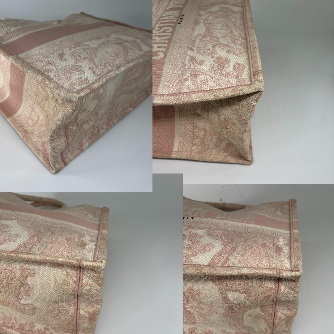 Dior Book Tote Bag Medium Pink — view 7