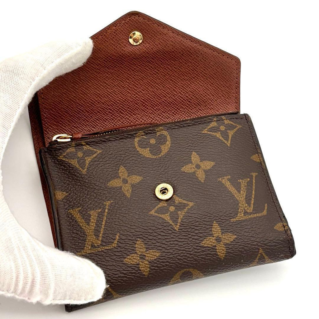 Louis Vuitton Portefeuille Victorine Monogram Brown Wallet — view 3