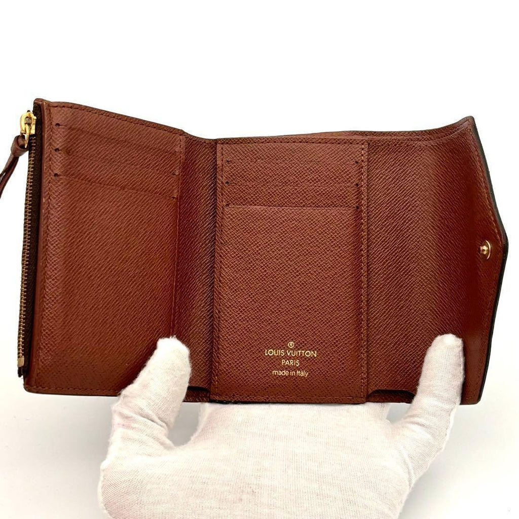 Louis Vuitton Portefeuille Victorine Monogram Brown Wallet — view 4