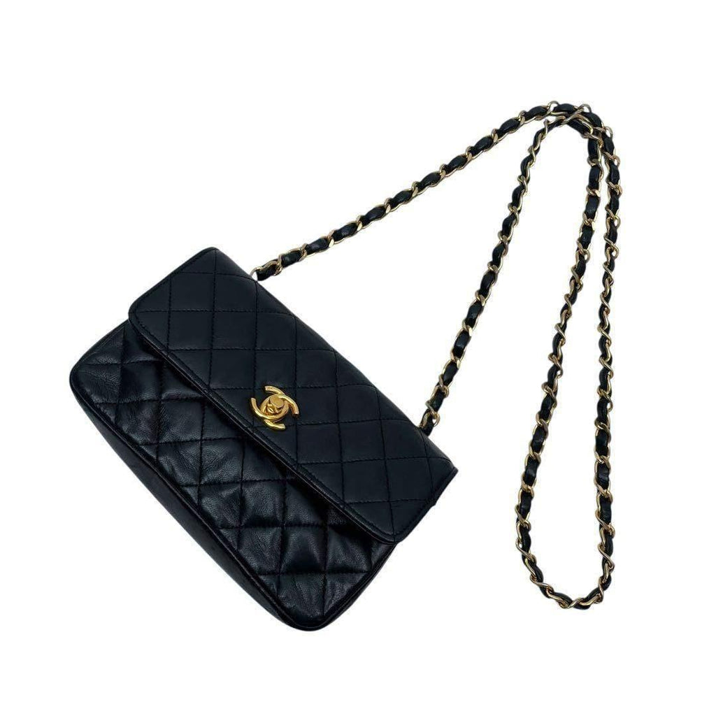 Chanel Lambskin Mini Quilted Flap Shoulder Bag Leather — view 3