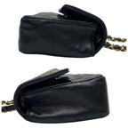 Chanel Lambskin Mini Quilted Flap Shoulder Bag Leather — view 5