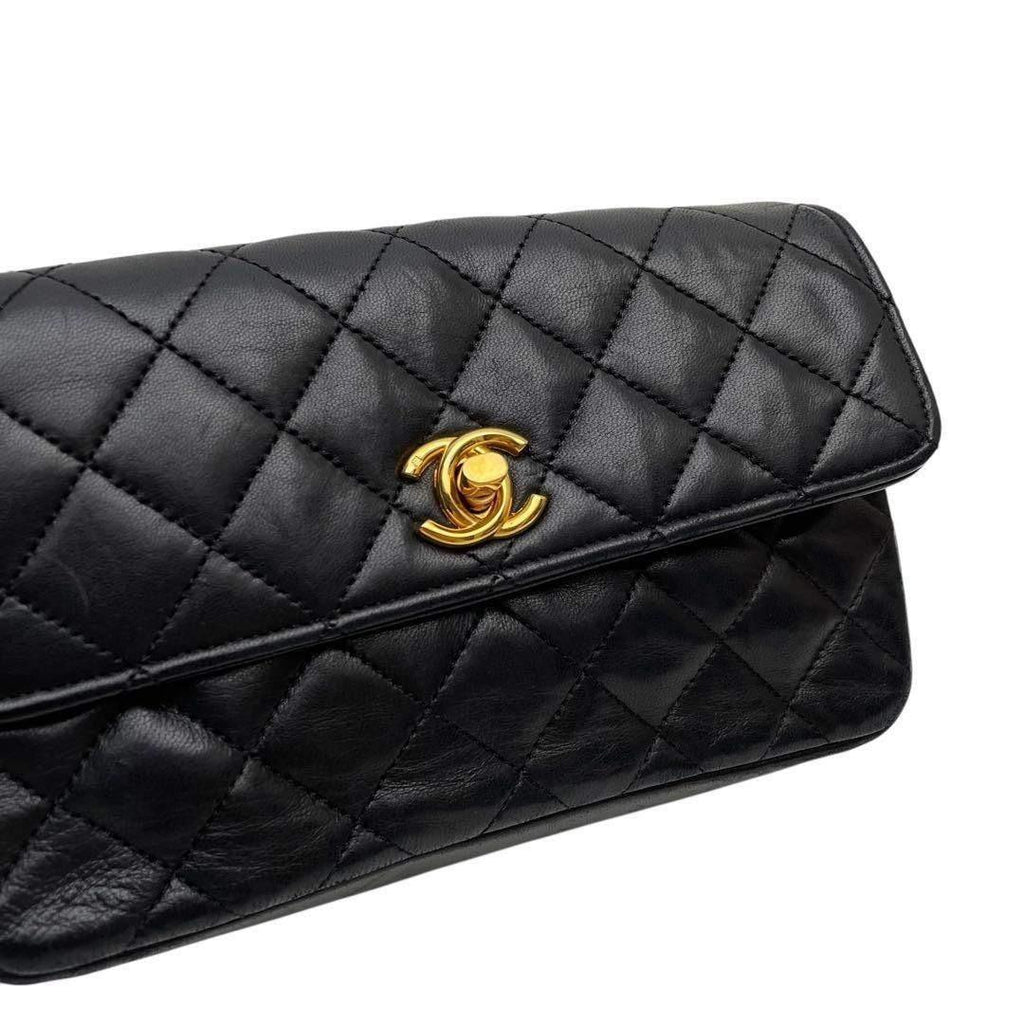 Chanel Lambskin Mini Quilted Flap Shoulder Bag Leather — view 7