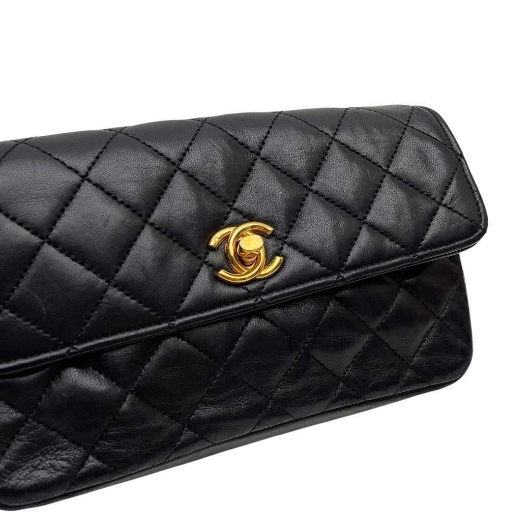 Chanel Lambskin Mini Quilted Flap Shoulder Bag Leather — view 7
