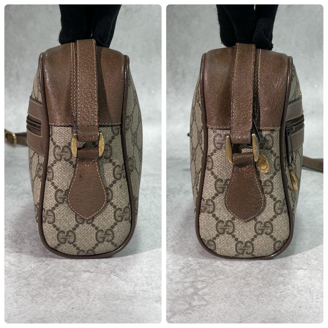 Gucci GG Sherry Line Shoulder Bag Brown Logo — view 7