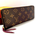 Louis Vuitton Monogram Portefeuille Clemence Fuchsia Wallet