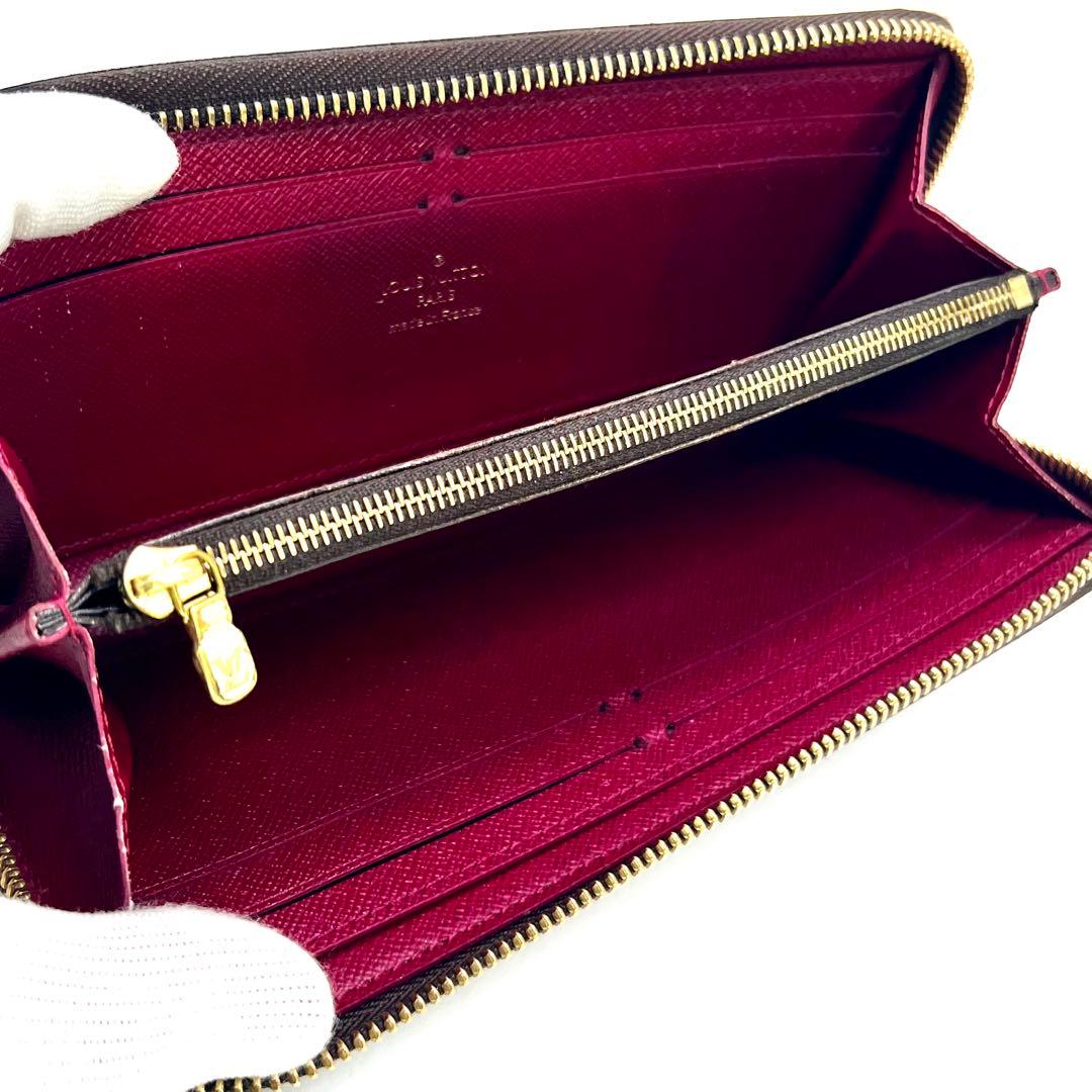 Louis Vuitton Monogram Portefeuille Clemence Fuchsia Wallet — view 9