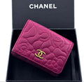 Chanel Wallet Camellia No. 5 Stitch Trifold Compact