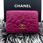 Chanel Wallet Camellia No. 5 Stitch Trifold Compact — view 2